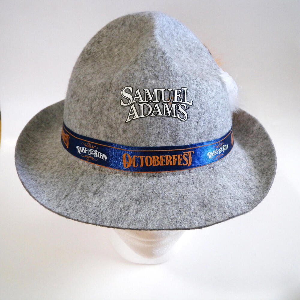 Samuel Adams Octoberfest Beer "Raise the Stein" Fedora Hat with Feathers